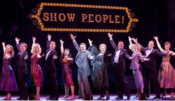  Robert Newman, Kim Zimmer, and the cast of Curtains Photo