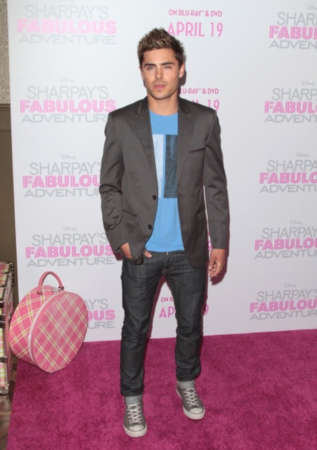 Zac Efron in attendance; The Sharpay's Fabulous Adventure DVD Release Party held at the Soho House in West Hollywood, California on April 6th, 2011.  Ã‚Â© RD / Orchon / Retna Digital at Tisdale Celebrates 'Sharpay's Fabulous Adventure' DVD Release