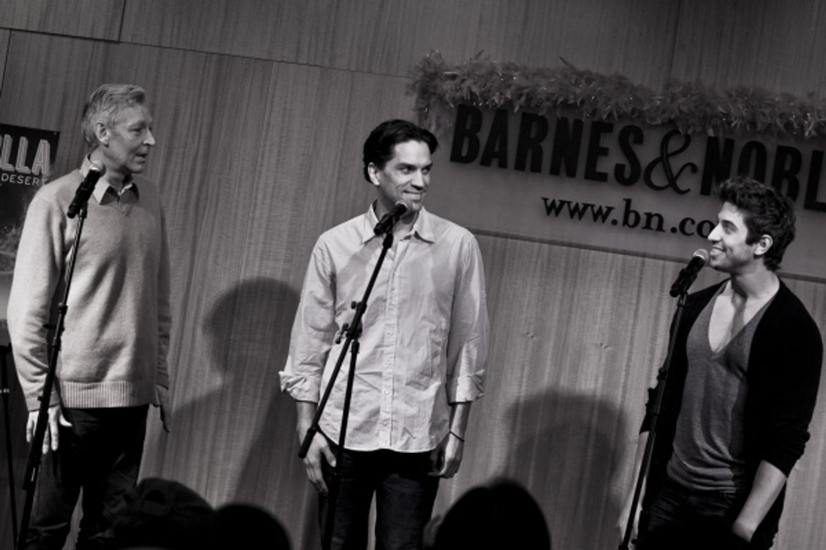 Tony Sheldon, Will Swenson and Nick Adams at 