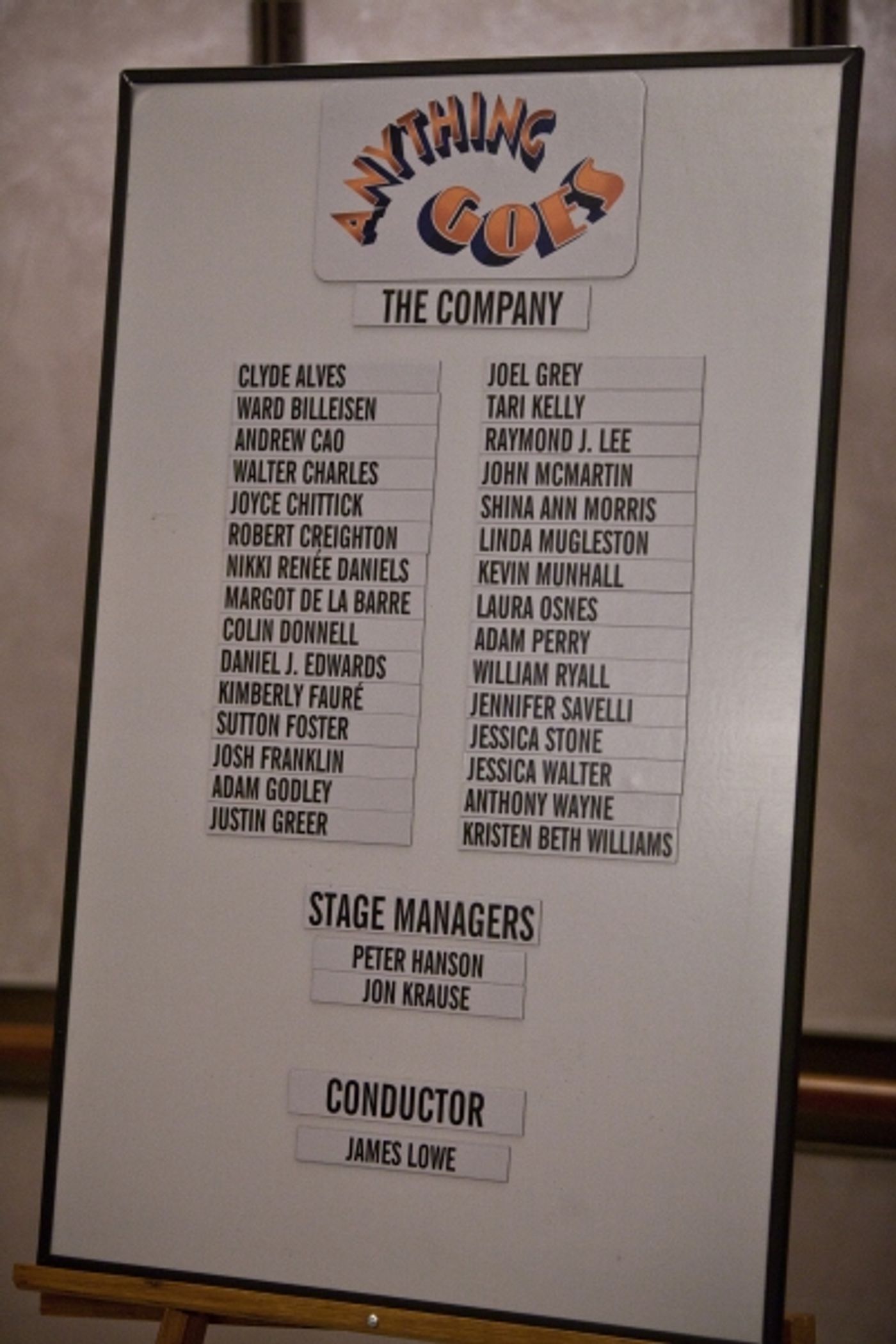 Photo Coverage: ANYTHING GOES Opening Night Curtain Call!  Image