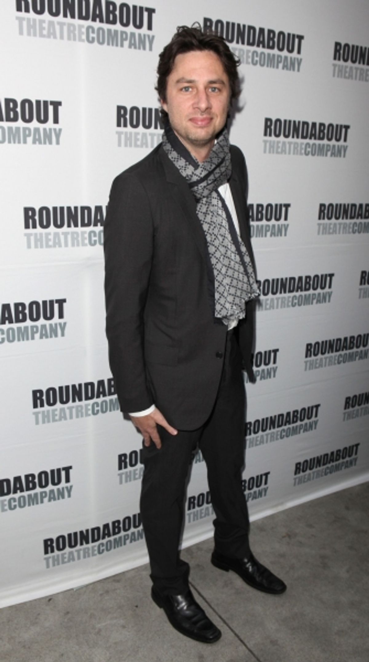 Zach Braff attending the Opening Night Performance of The Roundabout Theatre Company's Broadway Production of 'Anything Goes'  in New York City. at 