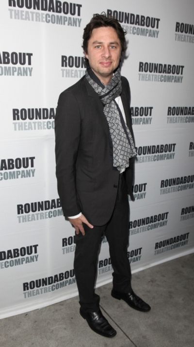 Zach Braff attending the Opening Night Performance of The Roundabout Theatre Company' Photo