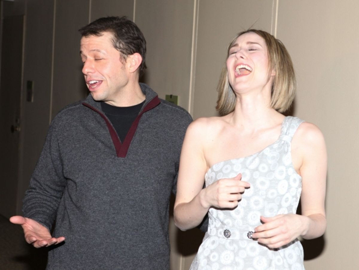 Jon Cryer & Jill Paice attending the Opening Night Party for the New York Philharmonic presentation of Stephen Sondheim's 'Company', A Spring Gala Benefit  in New York City. at 