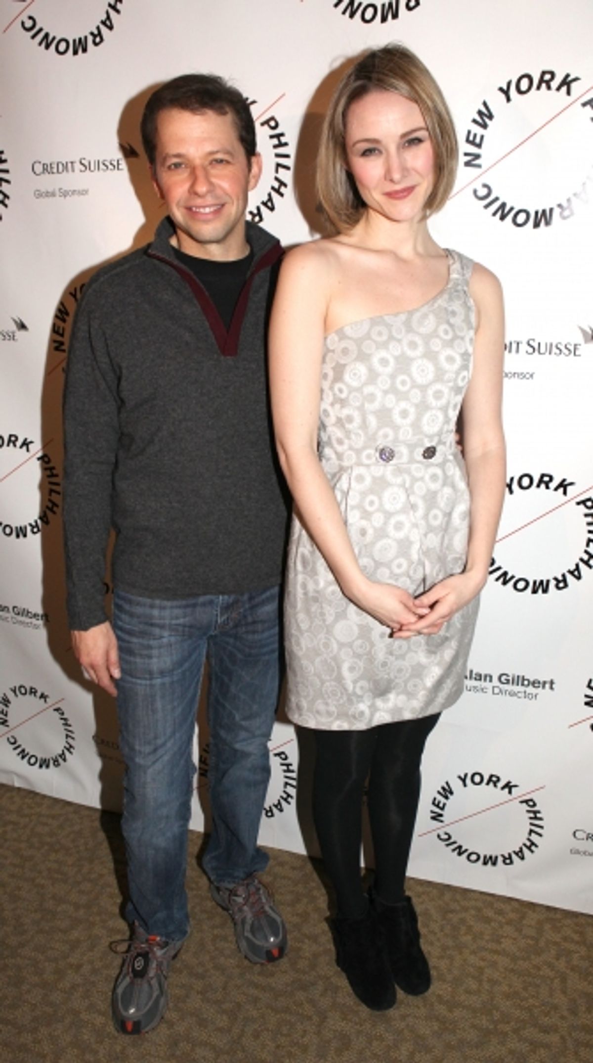 Jon Cryer &  Jill Paice attending the Opening Night Party for the New York Philharmonic presentation of Stephen Sondheim's 'Company', A Spring Gala Benefit  in New York City. at 