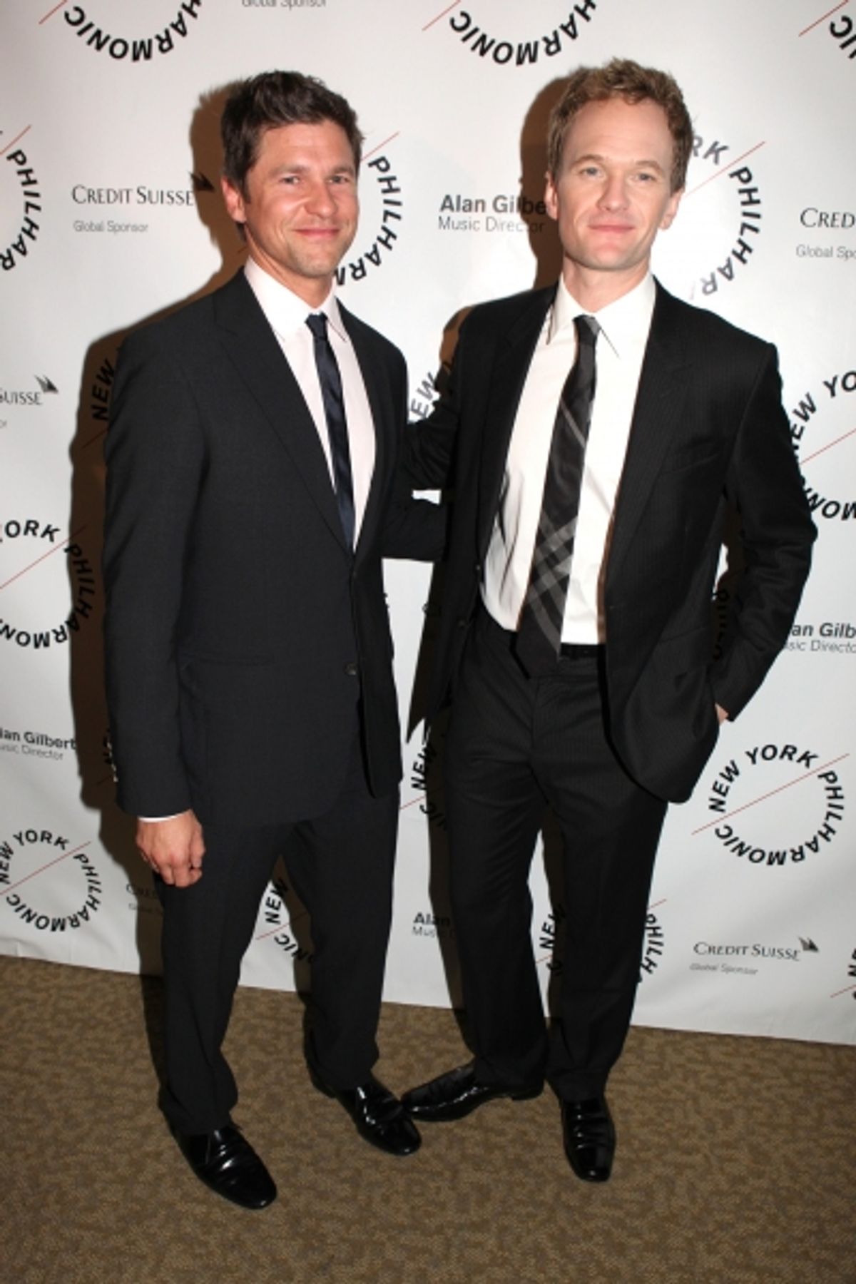David Burtka & Neil Patrick Harris attending the Opening Night Party for the New York Philharmonic presentation of Stephen Sondheim's 'Company', A Spring Gala Benefit  in New York City. at 