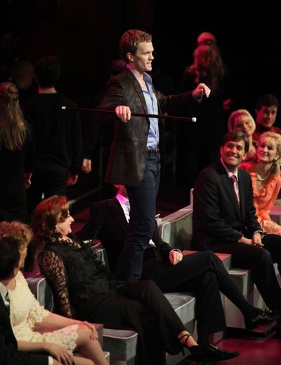 Neil Patrick Harris with Patti LuPone, Craig Bierko, Jill Pace & Martha Plimpton perf Photo