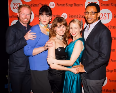 Jesse Tyler Ferguson, Lisa Howard, Celia Keenan-Bolger,Sarah Saltzberg, and Derrick B Photo