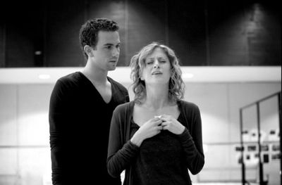 Richard Fleeshman and Caissie Levy. Photo Credit: Sean Ebsworth Barnes Photo
