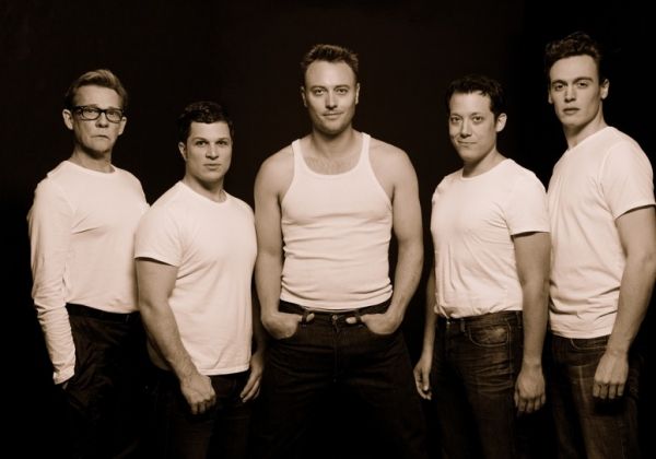 Dennis Christopher, Mark Shunock, Patrick Scott Lewis, John Tartaglia, Erich Bergen Photo