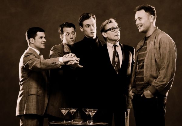 Mark Shunock, John Tartaglia, Erich Bergen, Dennis Christopher, Patrick Scott Lewis Photo