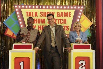  Tracy Morgan as Tracy Jordan, Cheyenne Jackson as Danny Baker, Jane Krakowski as Jen Photo