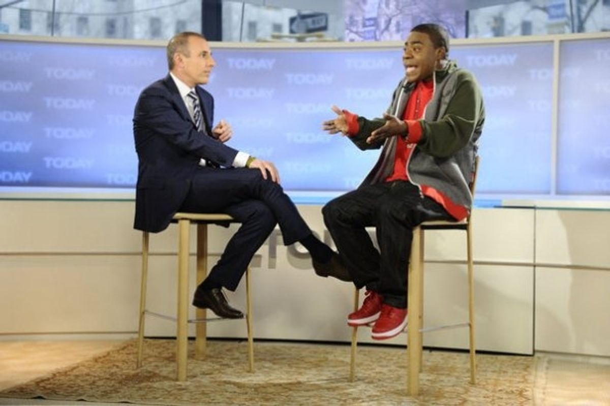 Matt Lauer, Tracy Morgan as Tracy Jordan at 
