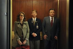  Tina Fey as Liz Lemon, Jack McBrayer as Kenneth Parcell, Alec Baldwin as Jack Donagh Photo