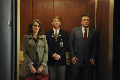  Tina Fey as Liz Lemon, Jack McBrayer as Kenneth Parcell, Alec Baldwin as Jack Donagh Photo