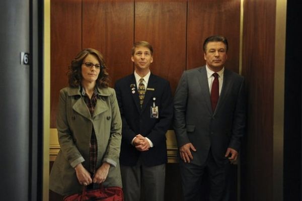  Tina Fey as Liz Lemon, Jack McBrayer as Kenneth Parcell, Alec Baldwin as Jack Donagh Photo