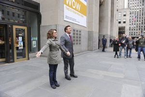 Tina Fey as Liz Lemon, Alec Baldwin as Jack Donaghy Photo