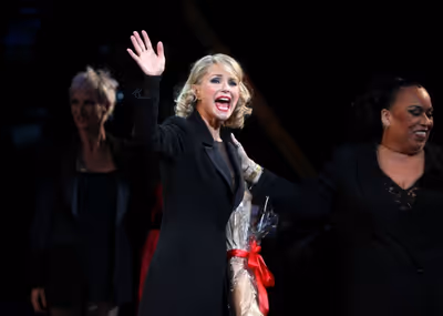 during the 'Chicago' Curtain Call as Christie Brinkley makes her Broadway Debut at th Photo