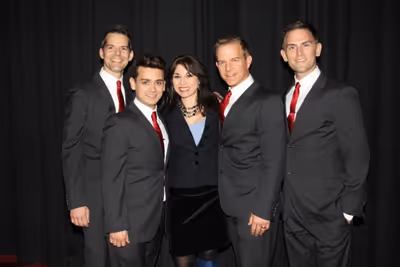 J. Robert Spencer, Michael Longoria, Valerie Smaldone, Christian Hoff Photo