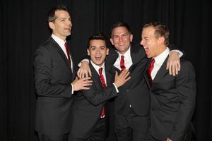 J. Robert Spencer, Michael Longoria, Daniel Reichard and Christian Hoff Photo