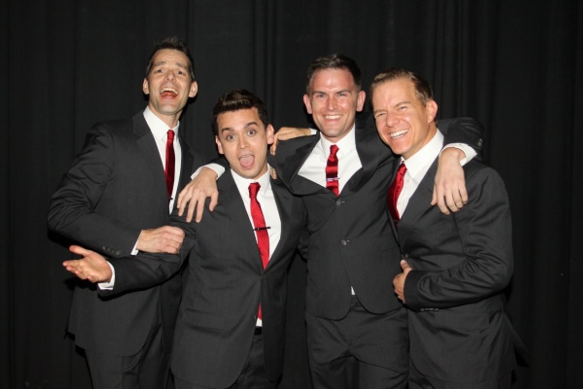 J. Robert Spencer, Michael Longoria, Daniel Reichard and Christian Hoff at 