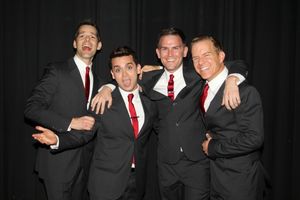 J. Robert Spencer, Michael Longoria, Daniel Reichard and Christian Hoff Photo