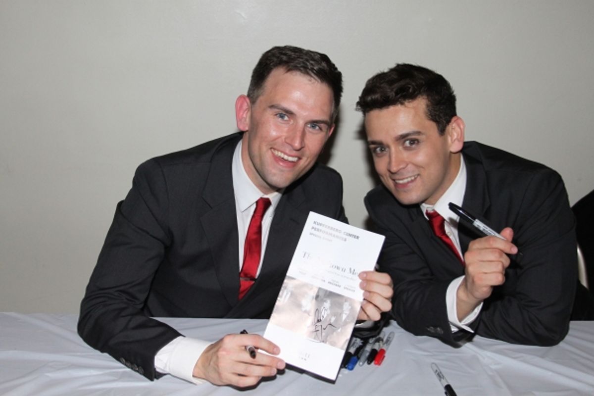 Daniel Reichard and Michael Longoria at 