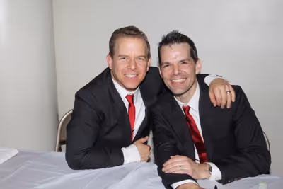 Christian Hoff and J. Robert Spencer Photo