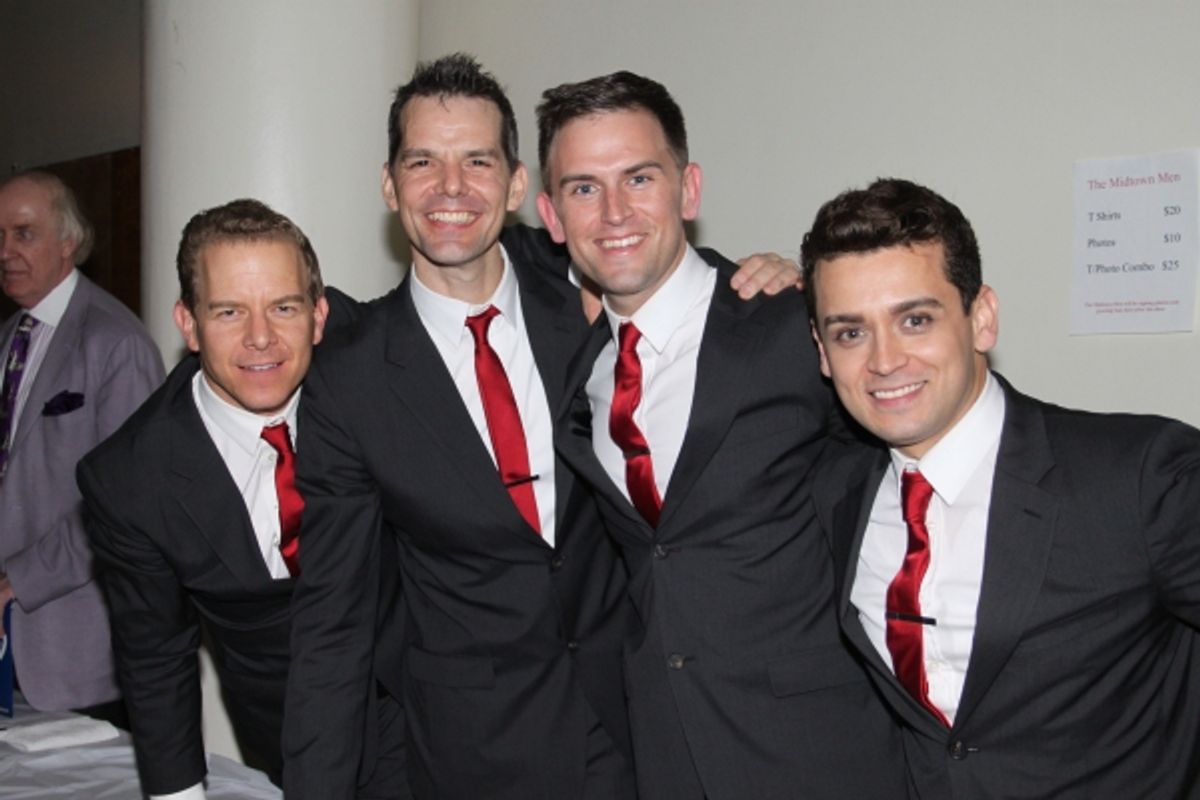 Christian Hoff, J. Robert Spencer, Daniel Reichard and Michael Longoria at 