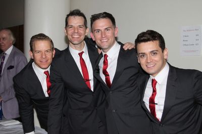 Christian Hoff, J. Robert Spencer, Daniel Reichard and Michael Longoria Photo
