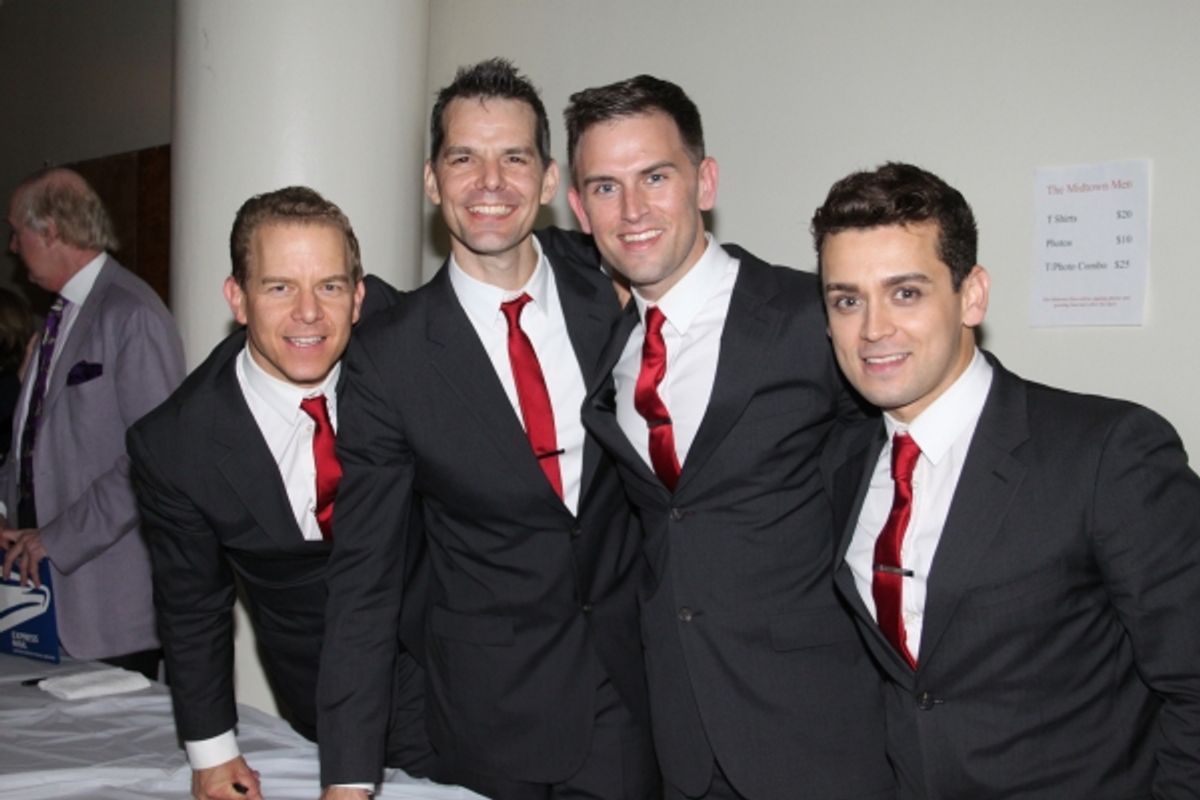 Christian Hoff, J. Robert Spencer, Daniel Reichard and Michael Longoria at 