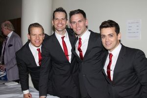 Christian Hoff, J. Robert Spencer, Daniel Reichard and Michael Longoria Photo