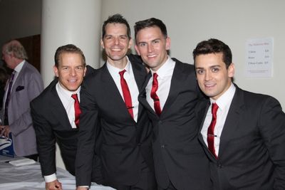 Christian Hoff, J. Robert Spencer, Daniel Reichard and Michael Longoria Photo
