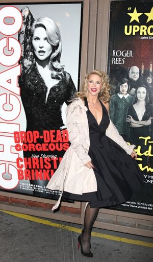 Christie Brinkley at the stage door greeting fans after making her Broadway Debut in CHICAGO at the Ambassador Theatre in New York City. @ BroadwayWorld Christie Brinkley at the stage door greeting fans after making her Broadway Debut in Photo