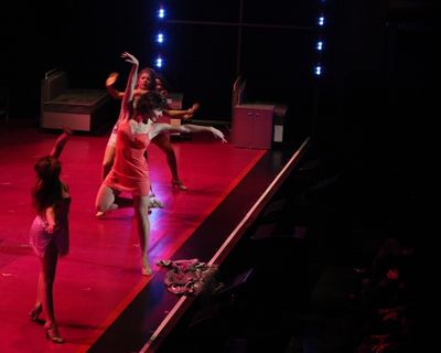 Ensemble performing in the New York Philharmonic presentation of Stephen Sondheim's ' Photo
