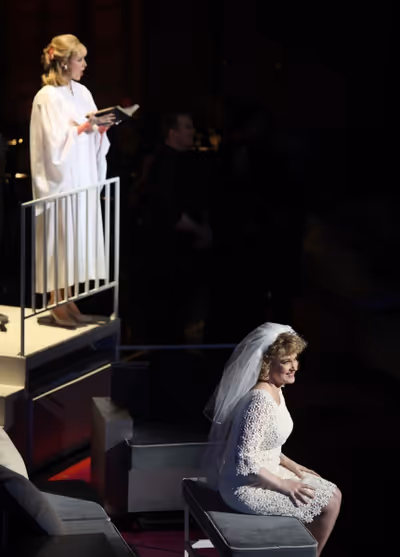 Jill Paice & Katie Finneran performing in the New York Philharmonic presentation of S Photo