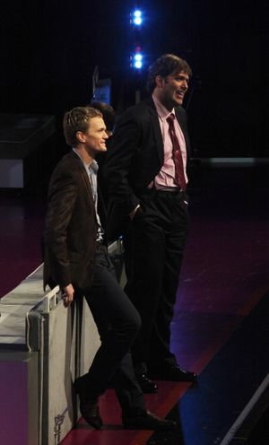 Neil Patrick Harris & Craig Bierko performing in the New York Philharmonic presentation of Stephen Sondheim's 'Company', A Spring Gala Benefit in New York City. @ BroadwayWorld Neil Patrick Harris & Craig Bierko performing in the New York Philharmonic presentati Photo