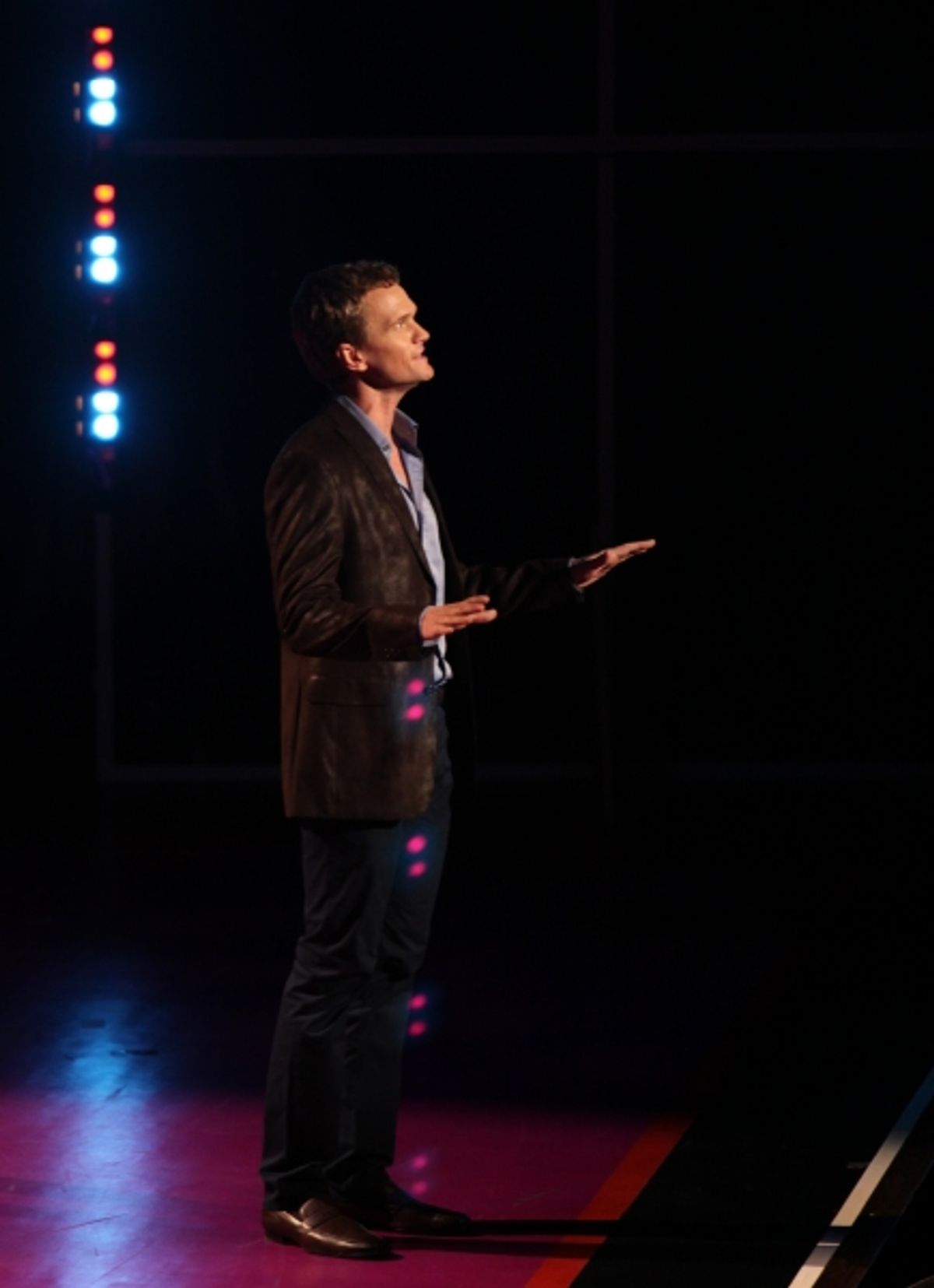Neil Patrick Harris performing in the New York Philharmonic presentation of Stephen Sondheim&#039;s &#039;Company&#039;, A Spring Gala Benefit  in New York City. at 