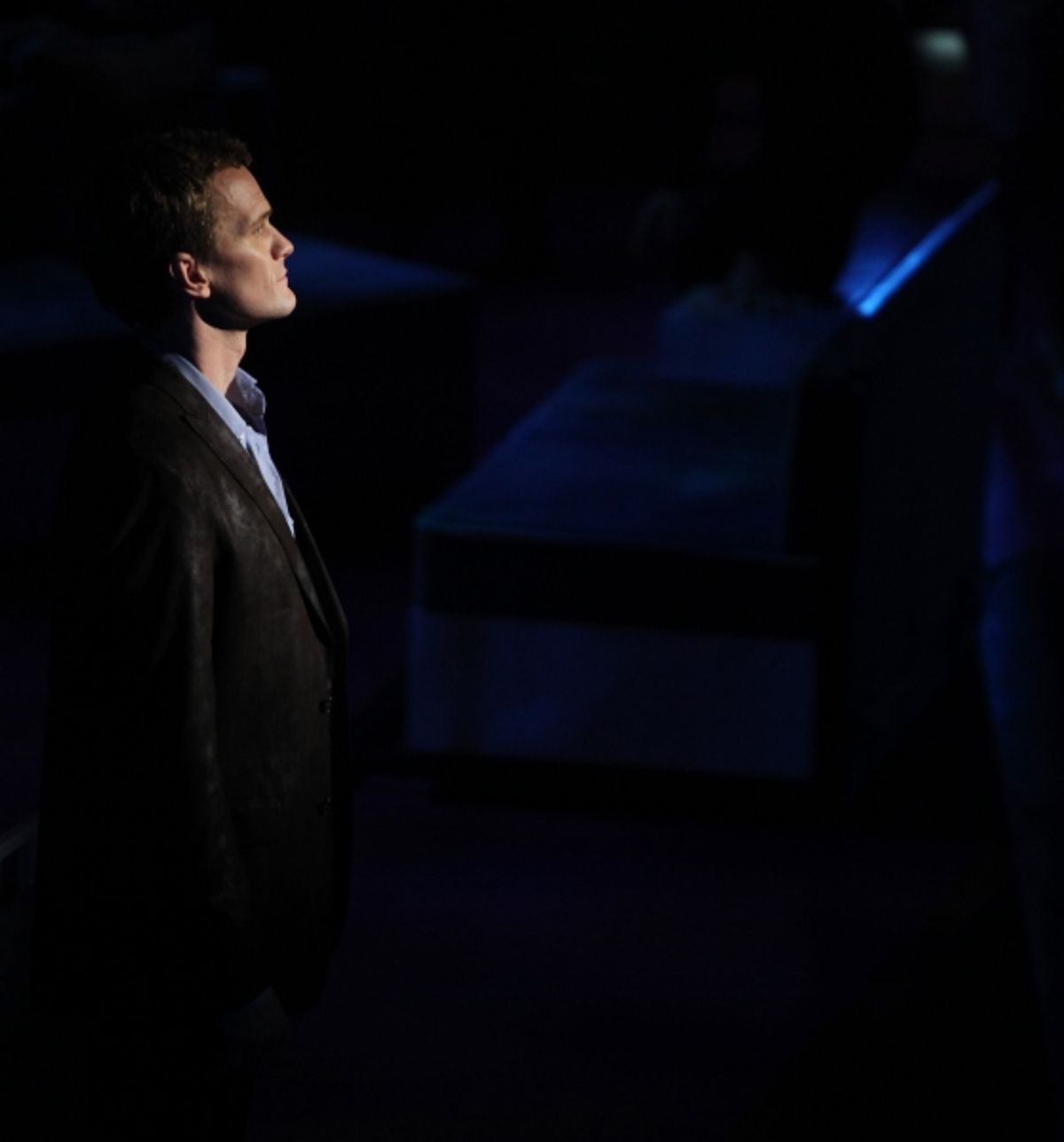 Neil Patrick Harris performing in the New York Philharmonic presentation of Stephen Sondheim's 'Company', A Spring Gala Benefit  in New York City. at 