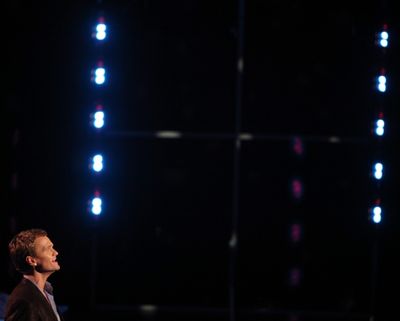 Neil Patrick Harris performing in the New York Philharmonic presentation of Stephen S Photo