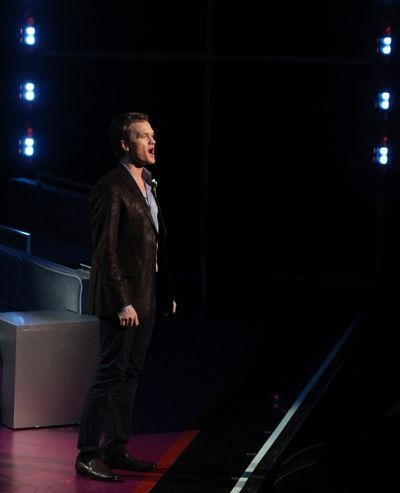Neil Patrick Harris performing in the New York Philharmonic presentation of Stephen S Photo