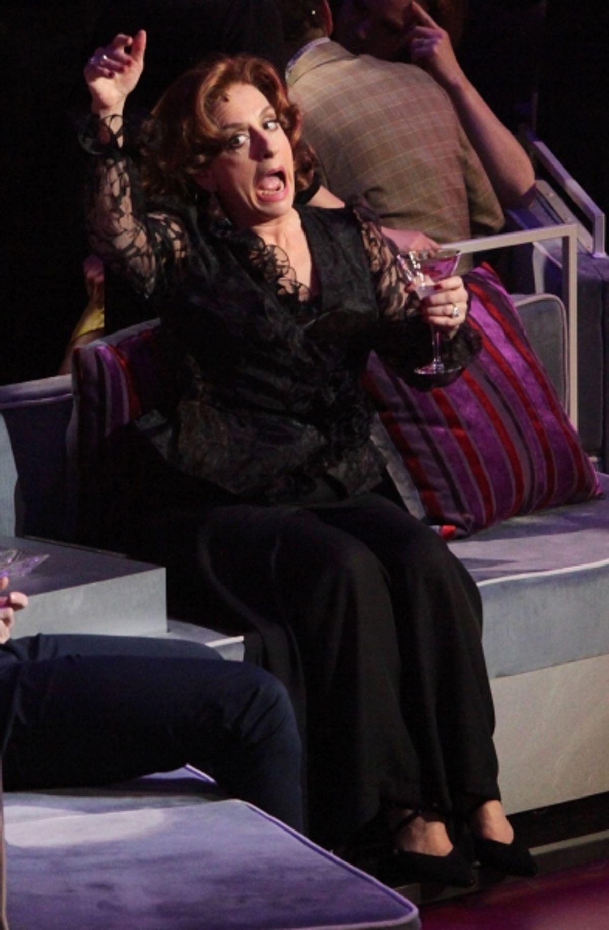 Patti LuPone performing in the New York Philharmonic presentation of Stephen Sondheim's 'Company', A Spring Gala Benefit  in New York City. at 