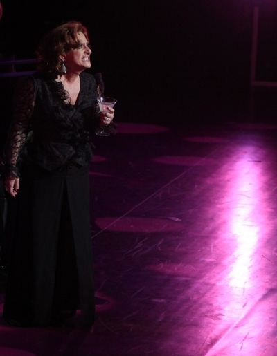Patti LuPone performing in the New York Philharmonic presentation of Stephen Sondheim Photo