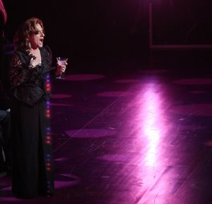 Patti LuPone performing in the New York Philharmonic presentation of Stephen Sondheim Photo
