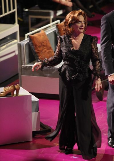Patti Lupone performing in the New York Philharmonic presentation of Stephen Sondheim Photo