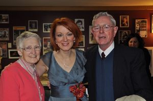 Orla Fallon with WLIW members Elizabeth and Ronnie Allen Photo