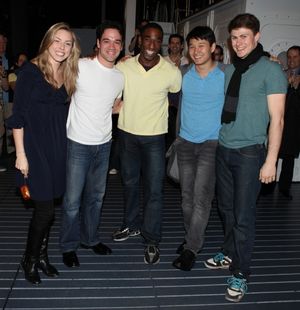 Making their Broadway Debut: Kimberly Faure, Andrew Cao, Anthony Wayne, Daniel J. Edw Photo