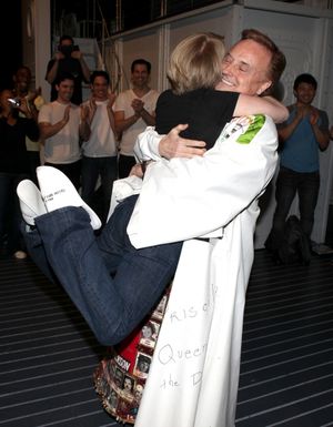 Joyce Chittick & Cleve Asbury (Recipient for 'How To Succeed') attending the Opening  Photo