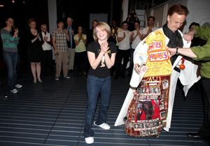 Equity's National Chorus Business Representative David Westphal, Joyce Chittick & Cleve Asbury (Recipient for 'How To Succeed') attending the Opening Night Performance Gypsy Robe Ceremony for Recipient Joyce Chittick for The Roundabout Theatre Company's B @ BroadwayWorld Equity's National Chorus Business Representative David Westphal, Joyce Chittick & Cle Photo