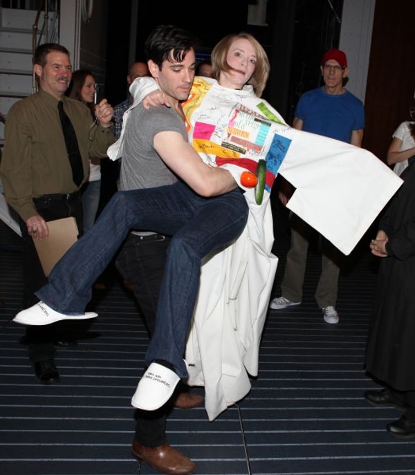 Colin Donnell & Joyce Chittick attending the Opening Night Performance Gypsy Robe Cer Photo