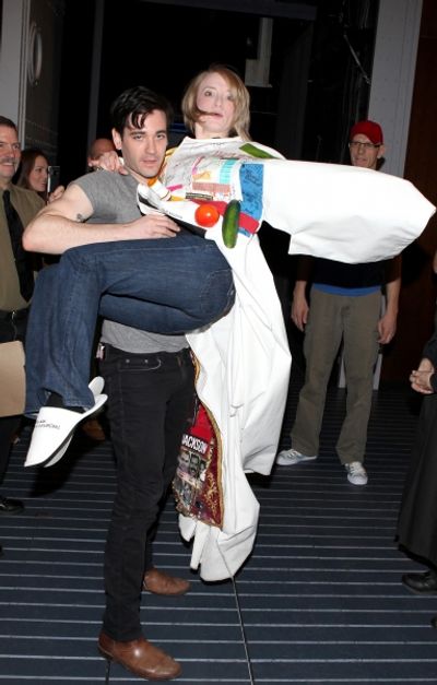 Colin Donnell & Joyce Chittick attending the Opening Night Performance Gypsy Robe Cer Photo